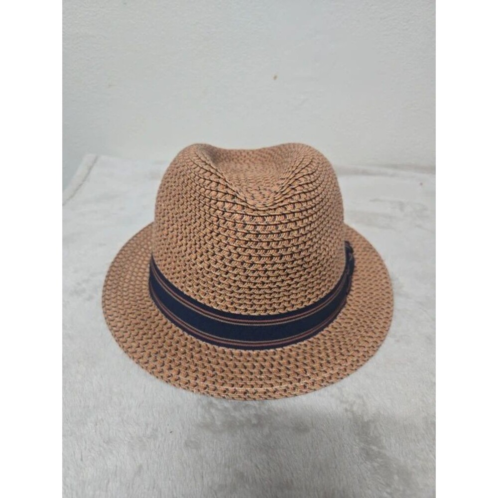 Dozer Kids Straw Fedora Hat - Size 54cm (Excellent Condition)